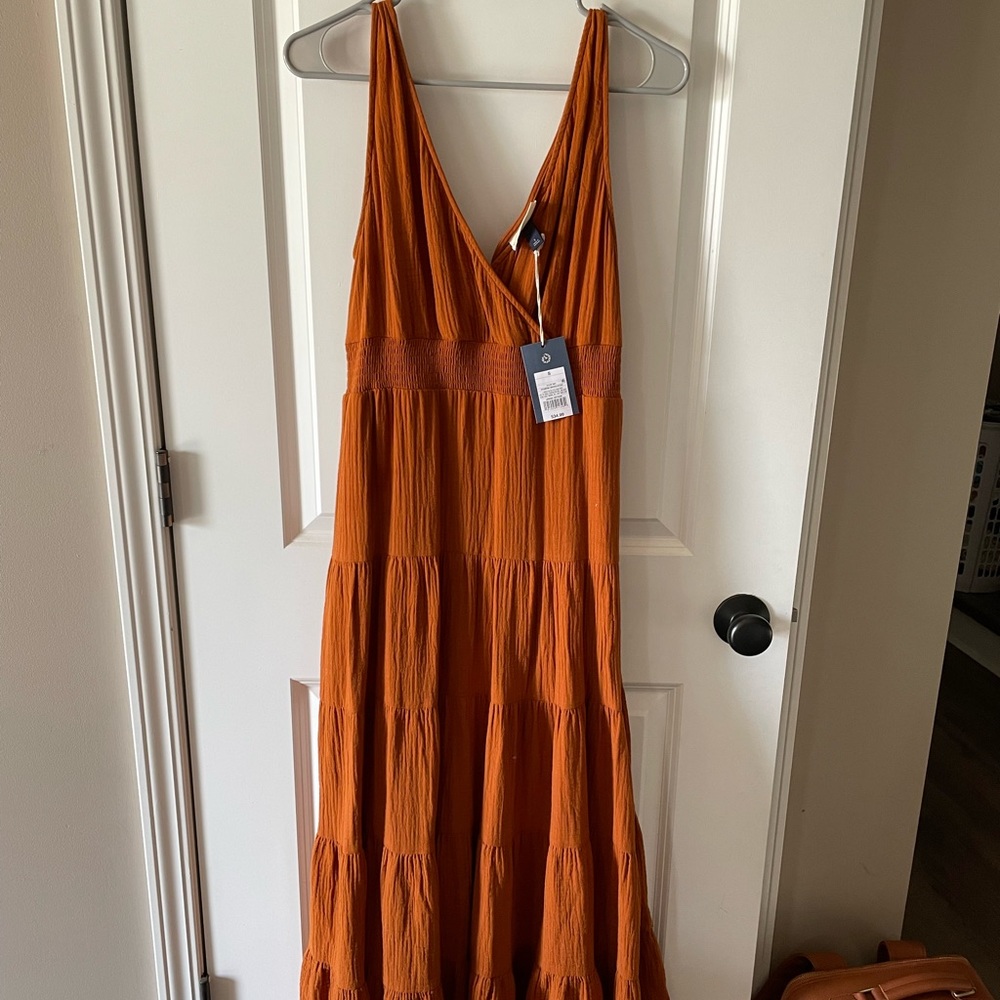 Layered Rust Colored dress